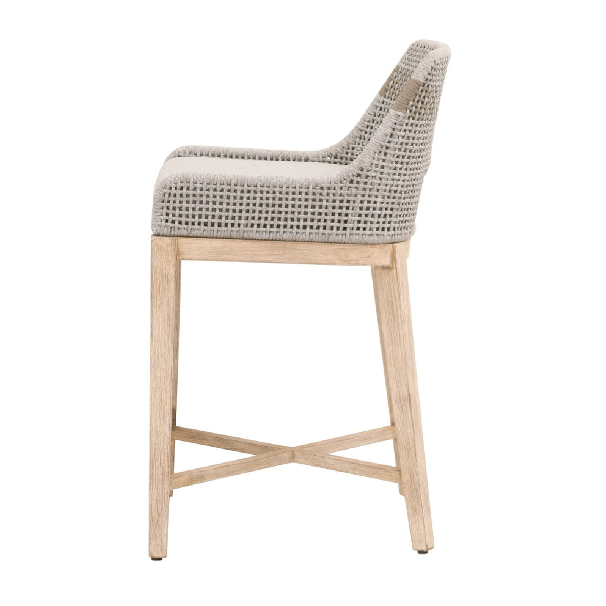   Modern European furniture - Taupe Stripe Rope Counter Stool - www.oroa.com | Oroa.com