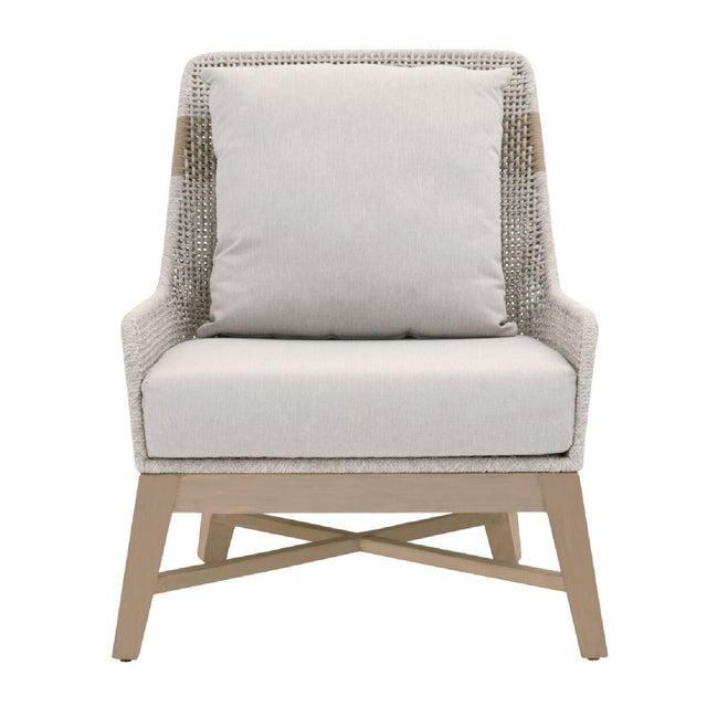 Modern European furniture - Taupe Rope Outdoor Club Chair - www.oroa.com