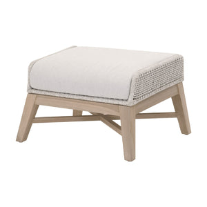   Modern European furniture - Taupe Rope Outdoor Footstool - www.oroa.com | Oroa.com
