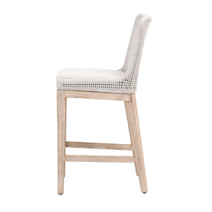   Modern European furniture - White Flat Rope Counter Stool - www.oroa.com | Oroa.com