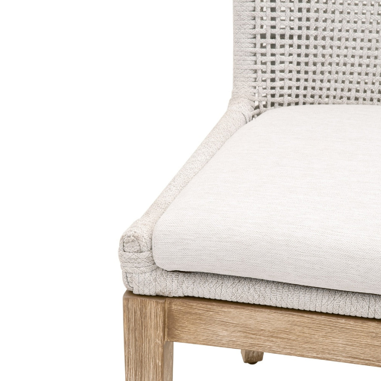   Modern European furniture - White Speckle Rope Dining Chairs (2) - www.oroa.com | Oroa.com