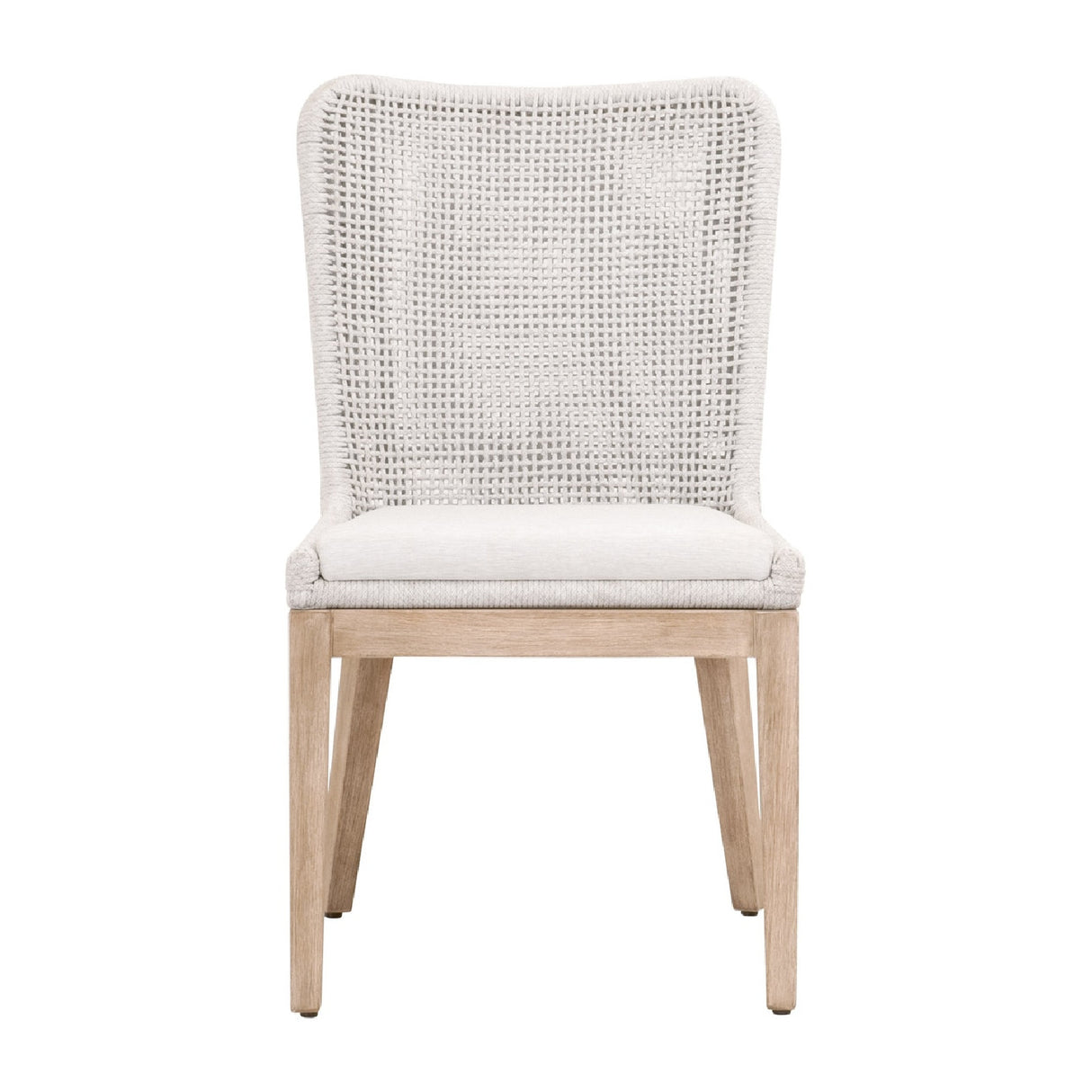   Modern European furniture - White Speckle Rope Dining Chairs (2) - www.oroa.com | Oroa.com