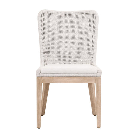   Modern European furniture - White Speckle Rope Dining Chairs (2) - www.oroa.com | Oroa.com