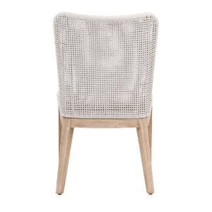   Modern European furniture - White Speckle Rope Dining Chairs (2) - www.oroa.com | Oroa.com