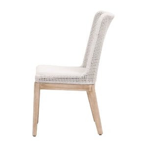   Modern European furniture - White Speckle Rope Dining Chairs (2) - www.oroa.com | Oroa.com