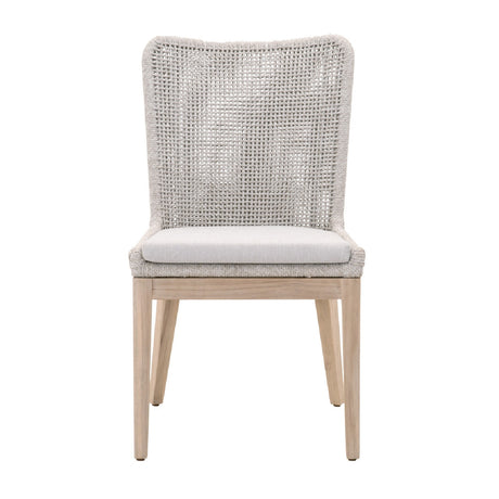   Modern European furniture - White Rope Outdoor Dining Chairs (2) - www.oroa.com | Oroa.com