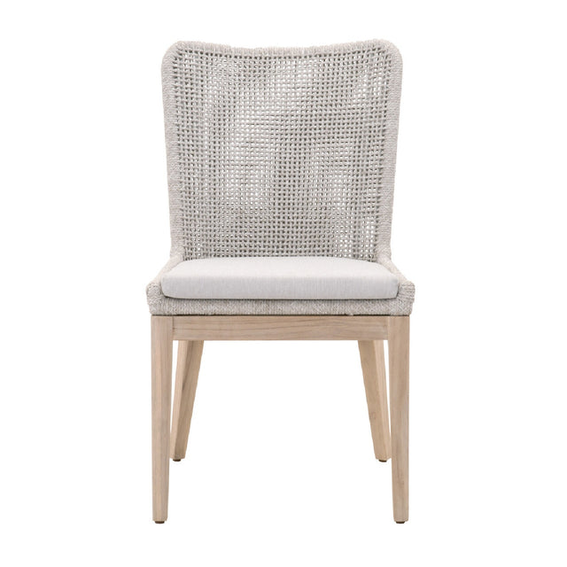 Modern European furniture - White Rope Outdoor Dining Chairs (2) - www.oroa.com