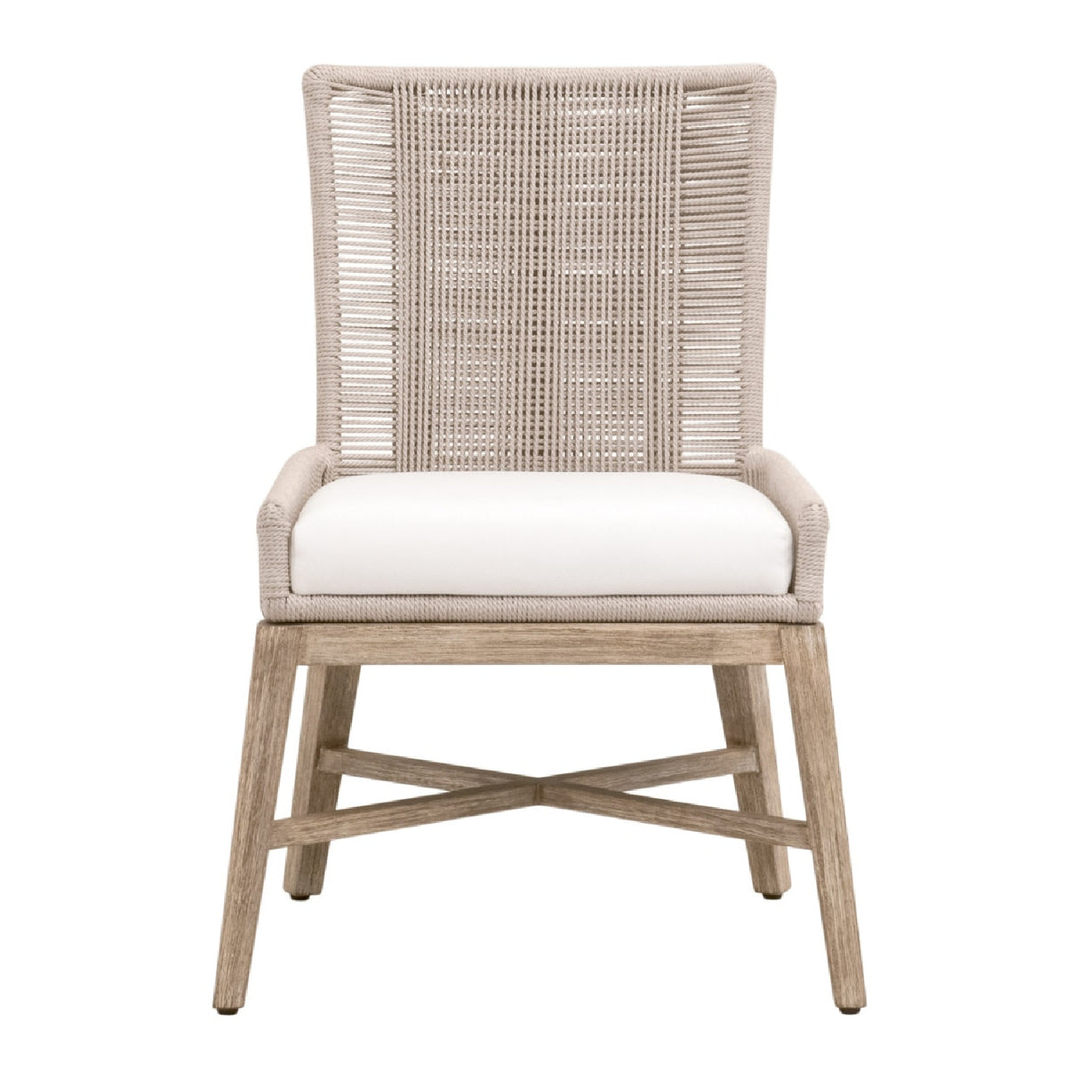   Modern European furniture - Beige Rope Dining Chairs (2) - www.oroa.com | Oroa.com