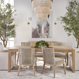   Modern European furniture - Beige Rope Dining Chairs (2) - www.oroa.com | Oroa.com
