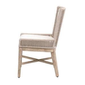   Modern European furniture - Beige Rope Dining Chairs (2) - www.oroa.com | Oroa.com