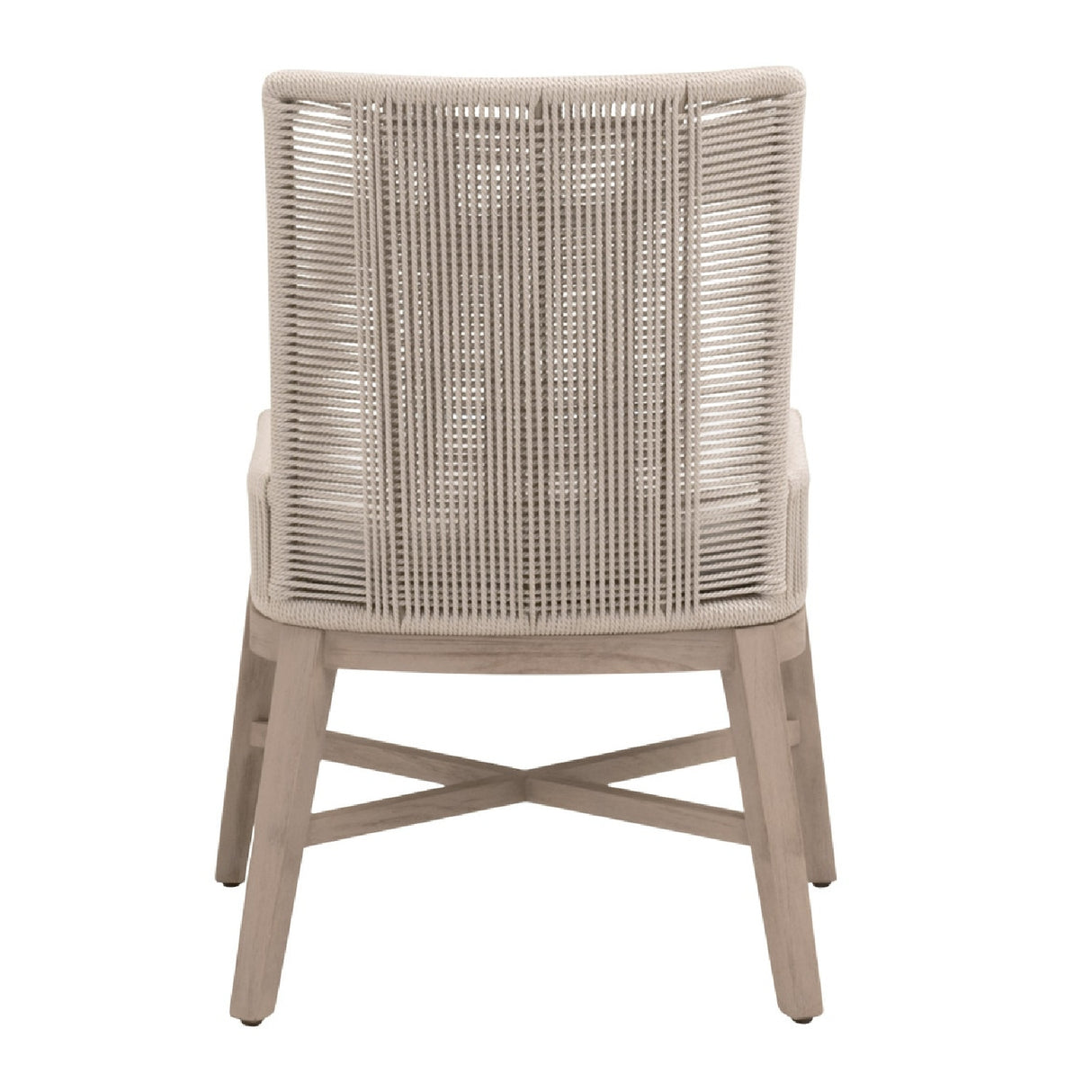   Modern European furniture - Beige Rope Outdoor Dining Chairs (2) - www.oroa.com | Oroa.com