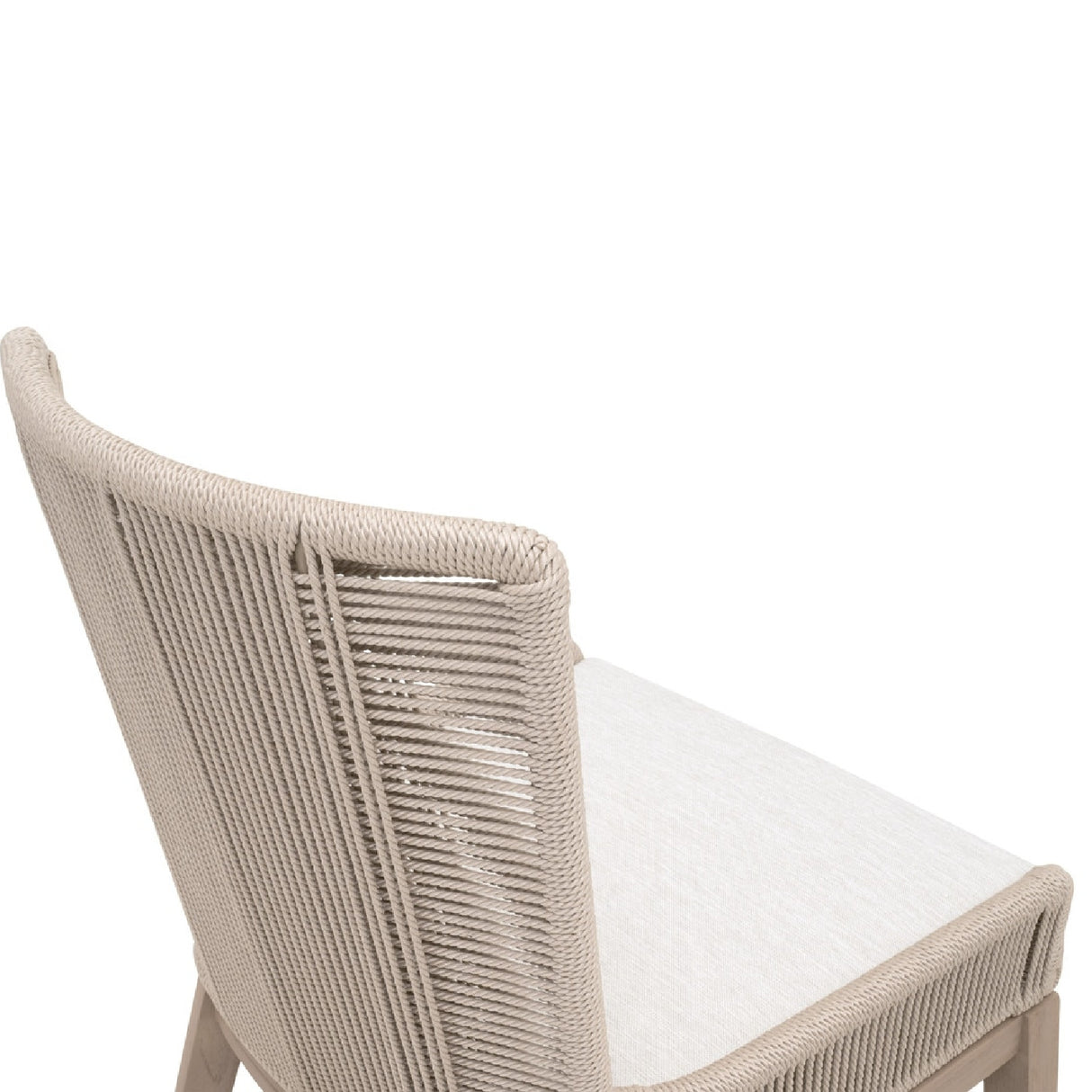   Modern European furniture - Beige Rope Outdoor Dining Chairs (2) - www.oroa.com | Oroa.com