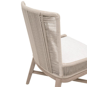   Modern European furniture - Beige Rope Outdoor Dining Chairs (2) - www.oroa.com | Oroa.com