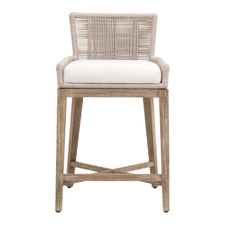   Modern European furniture - Beige Twist Rope Counter Stool - www.oroa.com | Oroa.com