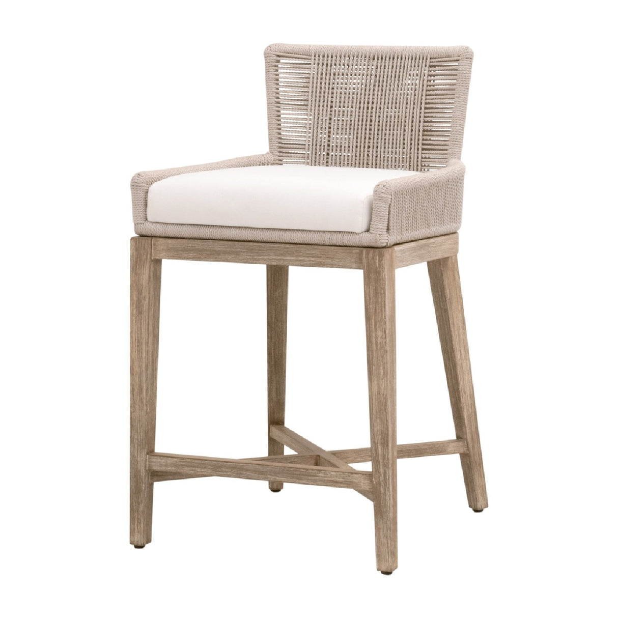   Modern European furniture - Beige Twist Rope Counter Stool - www.oroa.com | Oroa.com