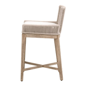   Modern European furniture - Beige Twist Rope Counter Stool - www.oroa.com | Oroa.com