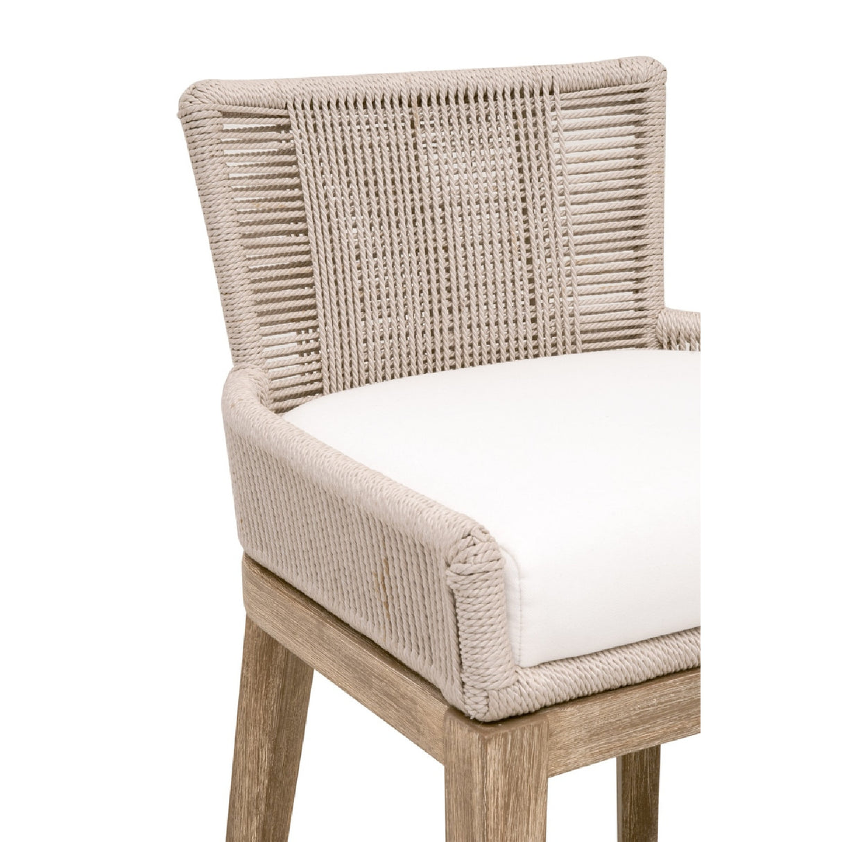   Modern European furniture - Beige Twist Rope Counter Stool - www.oroa.com | Oroa.com