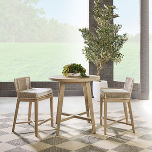   Modern European furniture - Beige Rope Outdoor Counter Stool - www.oroa.com | Oroa.com