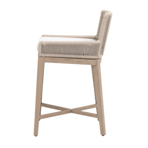   Modern European furniture - Beige Rope Outdoor Counter Stool - www.oroa.com | Oroa.com