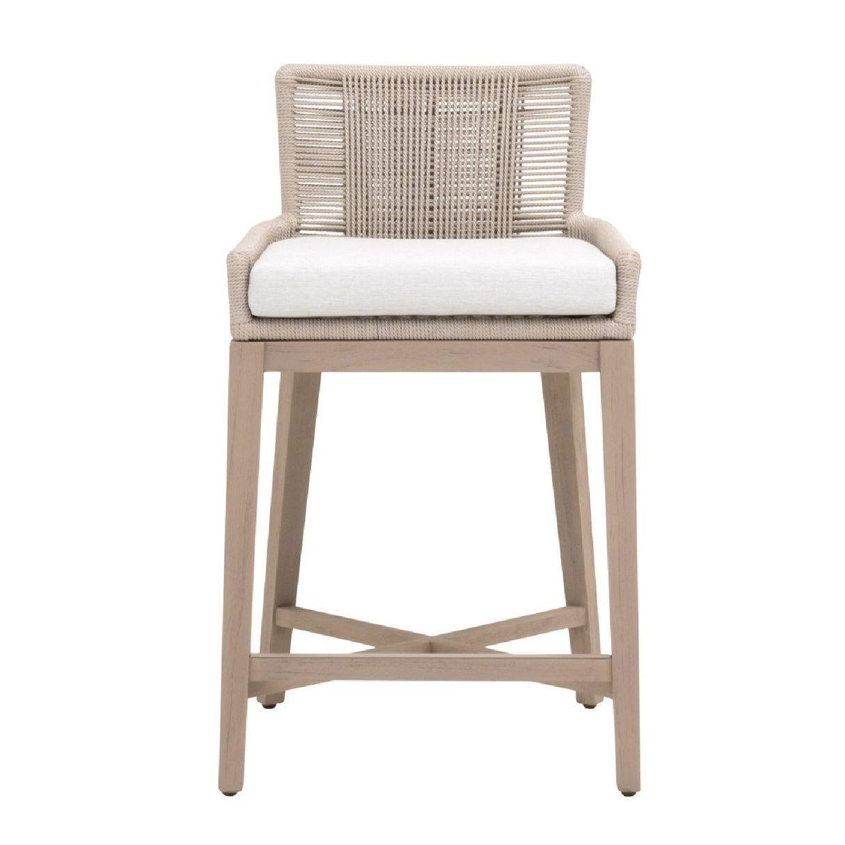   Modern European furniture - Beige Rope Outdoor Counter Stool - www.oroa.com | Oroa.com