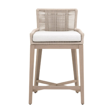   Modern European furniture - Beige Rope Outdoor Counter Stool - www.oroa.com | Oroa.com