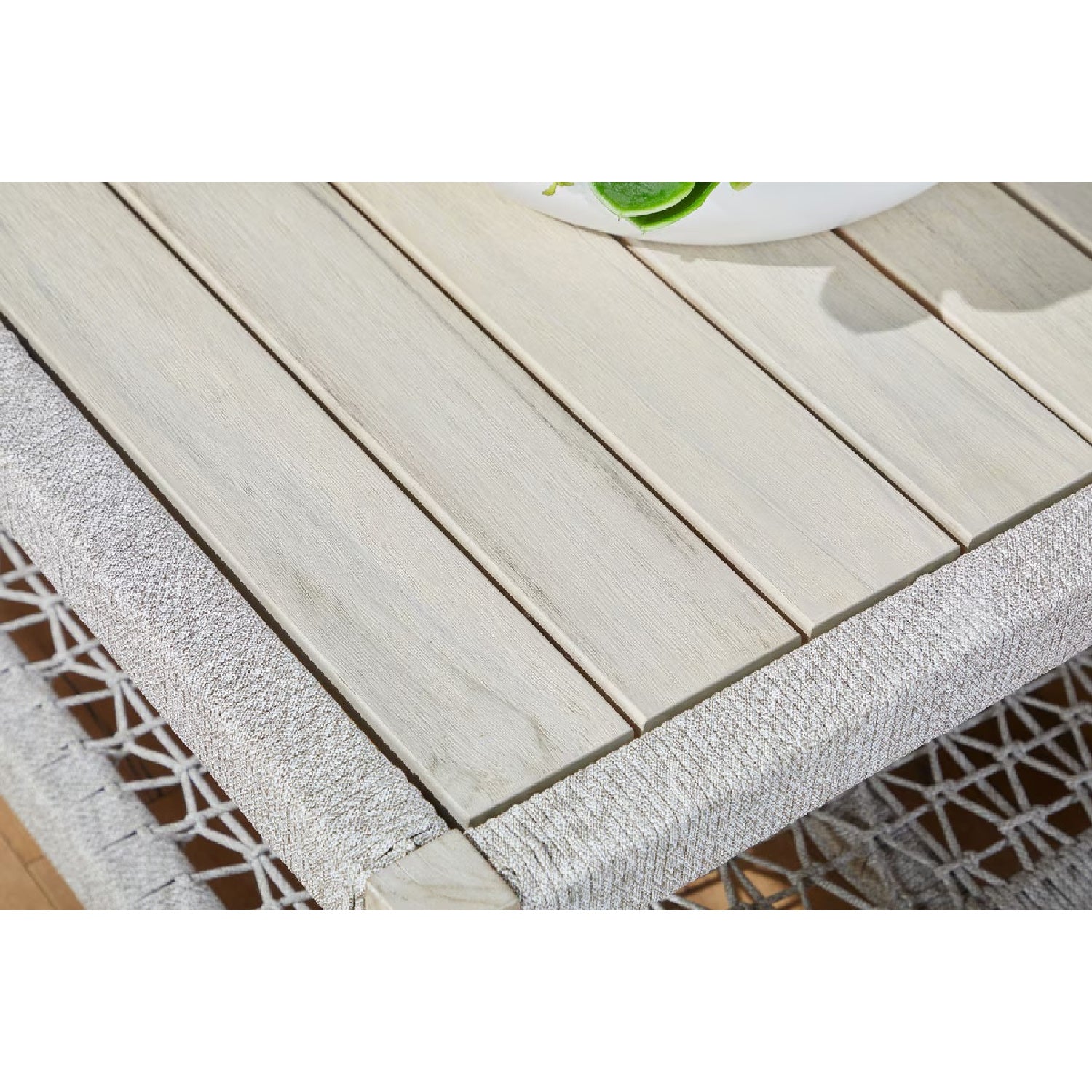 Slatted Teak Outdoor Coffee Table | Living Essentials Wrap