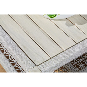   Slatted Teak Outdoor Coffee Table | Oroa.com