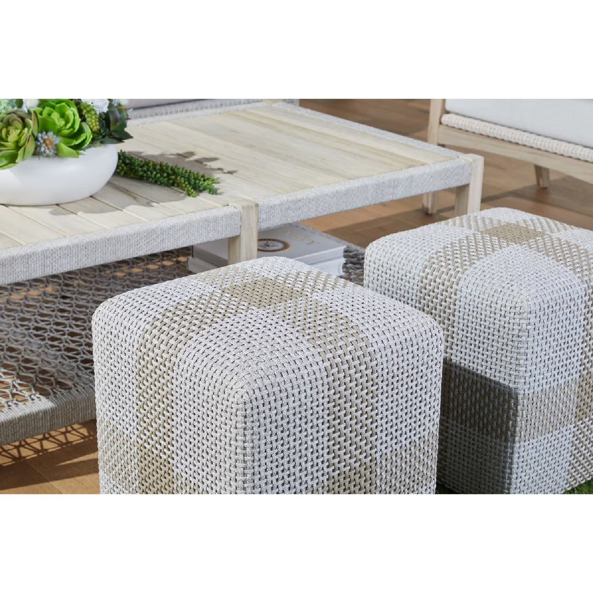   Slatted Teak Outdoor Coffee Table | Oroa.com