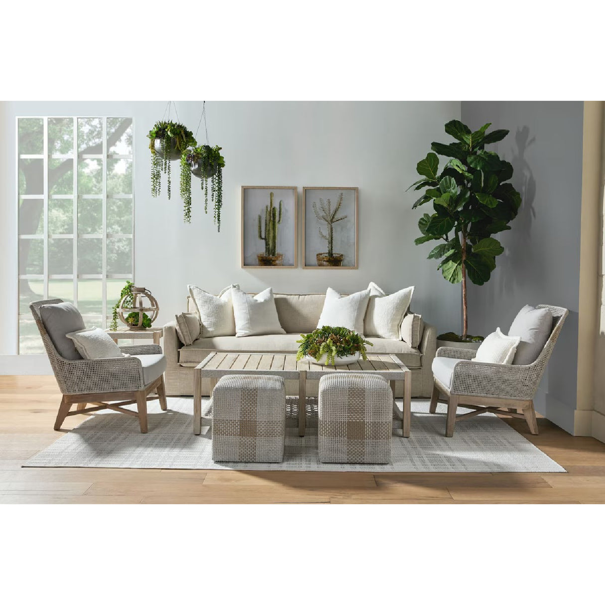   Slatted Teak Outdoor Coffee Table | Oroa.com
