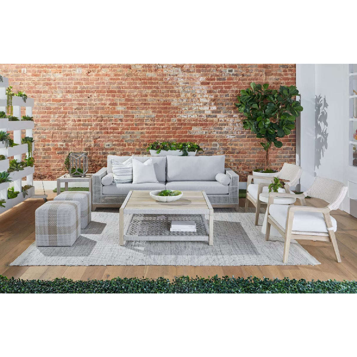   Teak Square Outdoor Coffee Table | Oroa.com