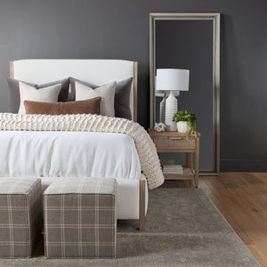   Modern European furniture - Gray Mahogany 1-Drawer Nightstand - www.oroa.com | Oroa.com