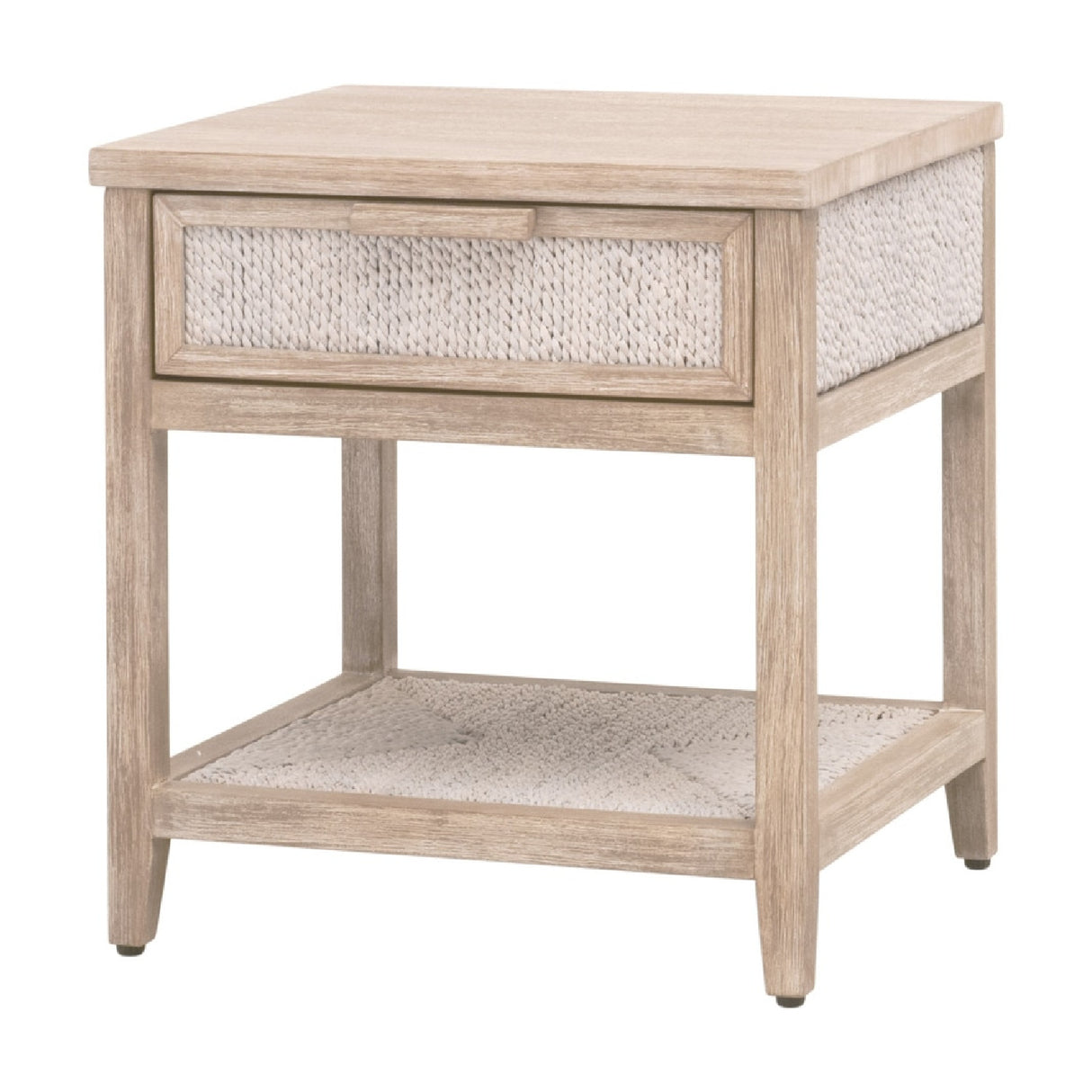   Modern European furniture - Gray Mahogany 1-Drawer Nightstand - www.oroa.com | Oroa.com