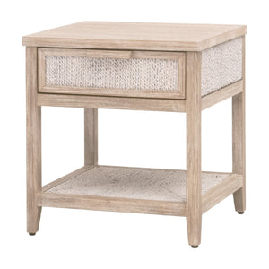   Modern European furniture - Gray Mahogany 1-Drawer Nightstand - www.oroa.com | Oroa.com
