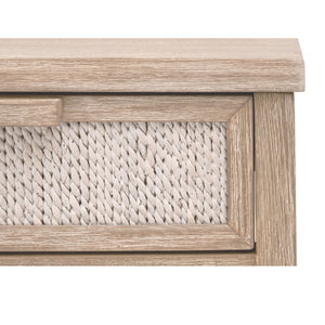   Modern European furniture - Gray Mahogany 1-Drawer Nightstand - www.oroa.com | Oroa.com