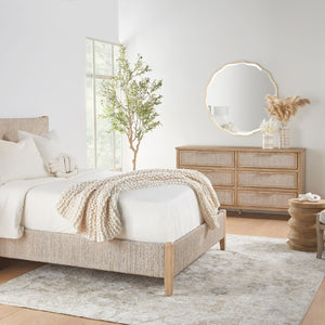   Modern European furniture - Gray Mahogany 6-Drawer Double Dresser - www.oroa.com | Oroa.com