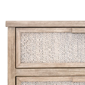   Modern European furniture - Gray Mahogany 6-Drawer Double Dresser - www.oroa.com | Oroa.com