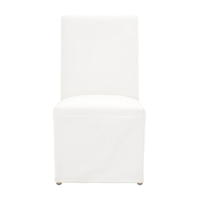 Modern European furniture - White Dining Chair Slipcovers (2) - www.oroa.com