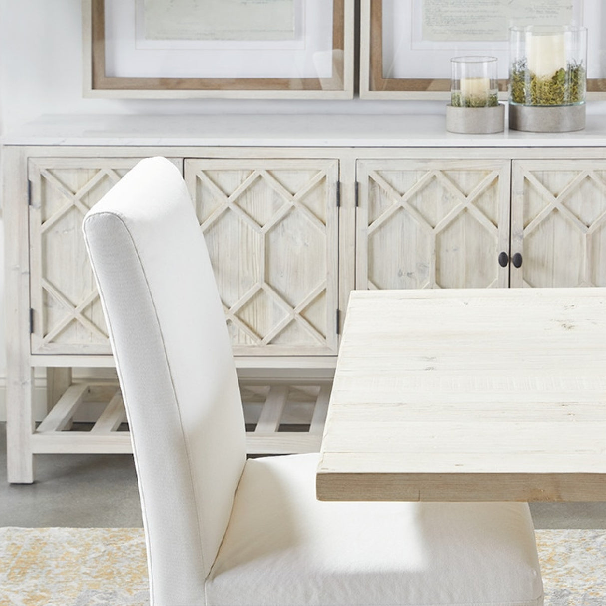   Modern European furniture - White Dining Chair Slipcovers (2) - www.oroa.com | Oroa.com