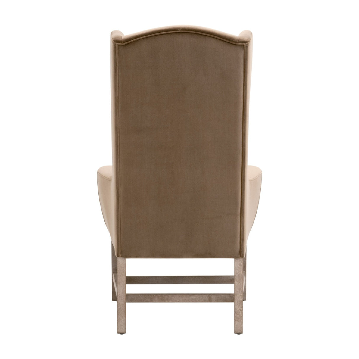   Modern European furniture - Brown Velvet High-Back Accent Chair - www.oroa.com | Oroa.com