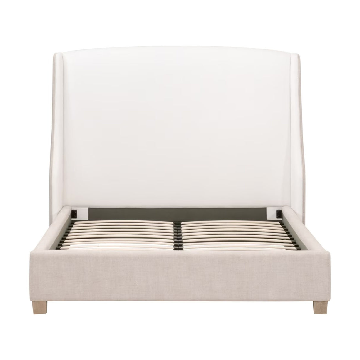  Beige Fabric Bed | Oroa.com