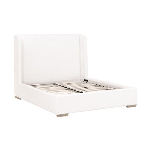   White Upholstered California King Bed | Oroa.com