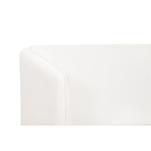   White Upholstered Twin Bed | Oroa.com