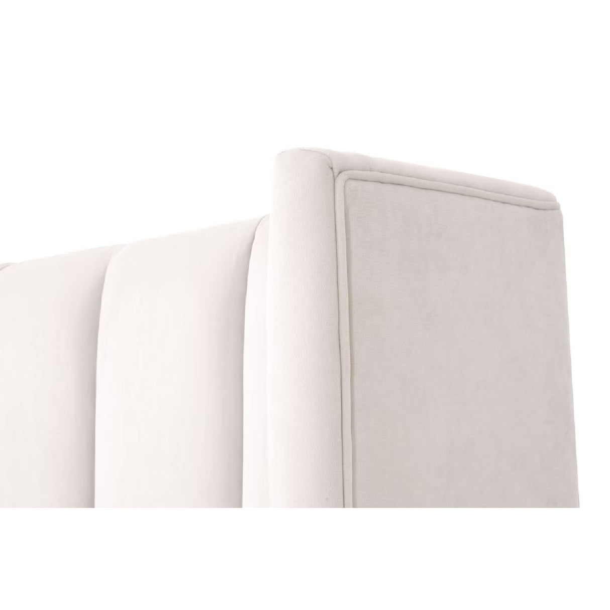  Modern European furniture - Velvet Channeled Queen Bed - www.oroa.com | Oroa.com