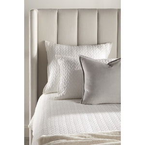   Cream Velvet California King Bed | Oroa.com