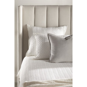   Channeled Velvet King Bed | Oroa.com