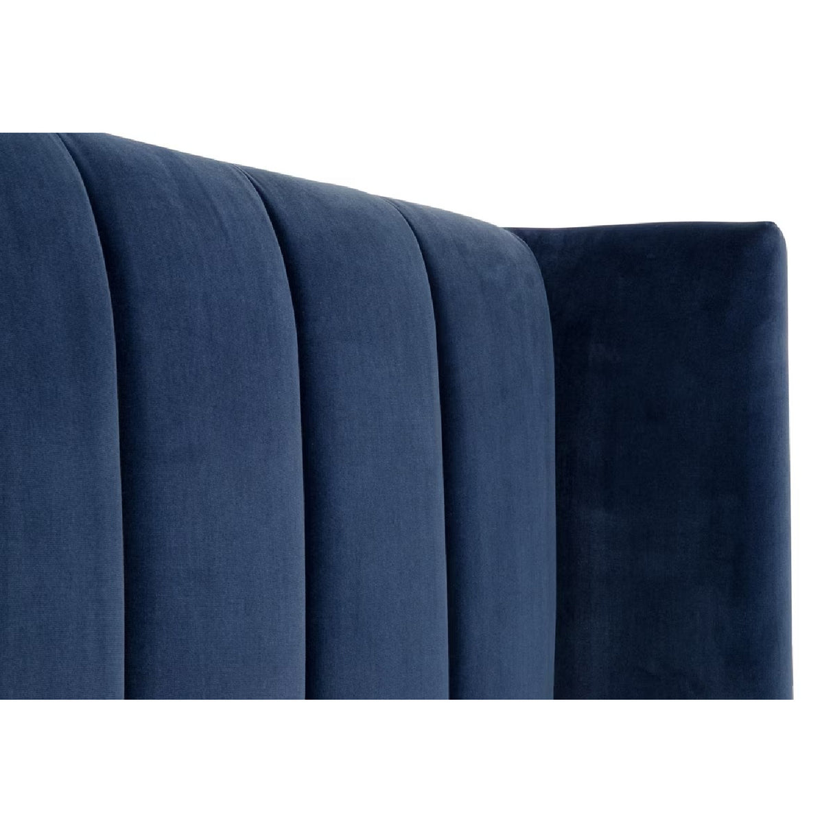   Blue Velvet Twin Bed | Oroa.com