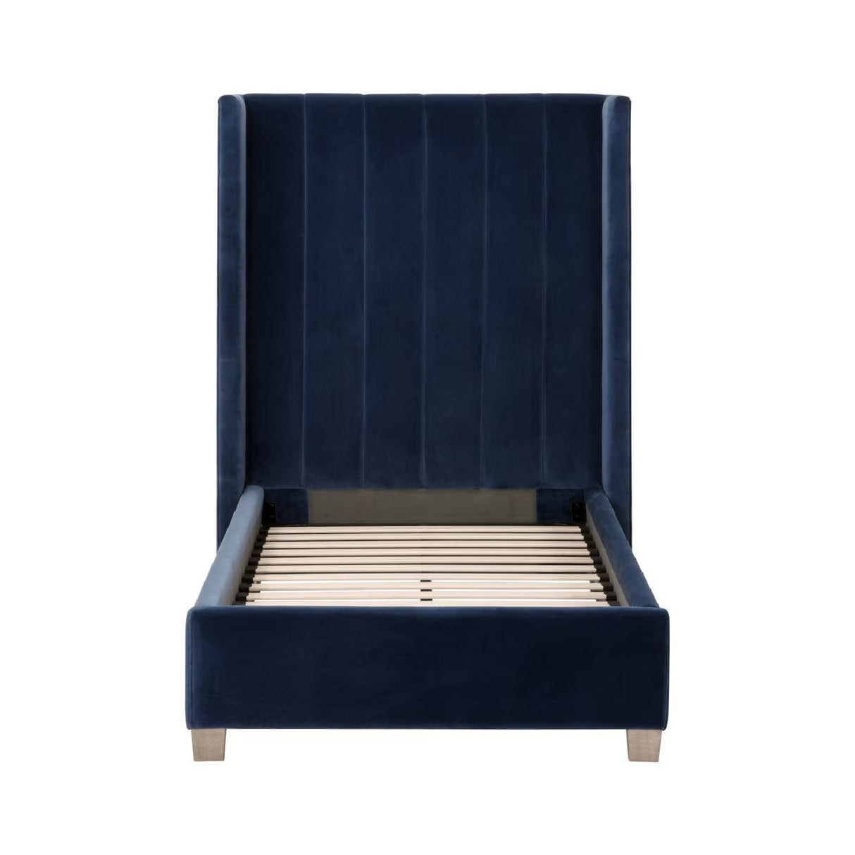   Blue Velvet Twin Bed | Oroa.com