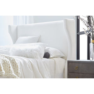   Wing-Shaped Headboard Queen Bed | Oroa.com