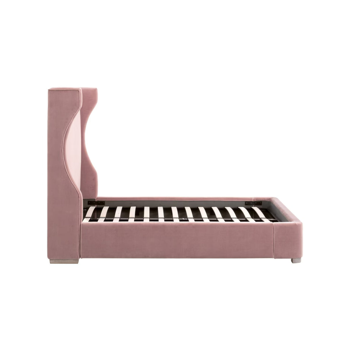   Wing-Shaped Headboard Queen Bed | Oroa.com