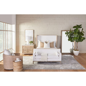   White Upholstered Bed | Oroa.com